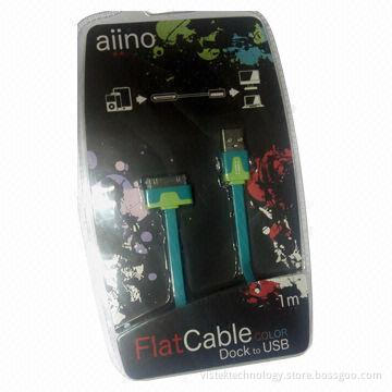 USB data cable with apple pin for mobile phone PCs, with different lengths and colors